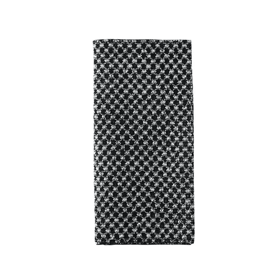 ZenSkin Japanese Exfoliating Bath Towel Nylon Body Scrub Washcloth black Grid