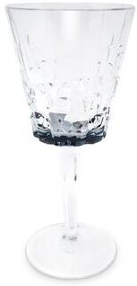 Vivience Water Glasses with Block Design, Set of 6