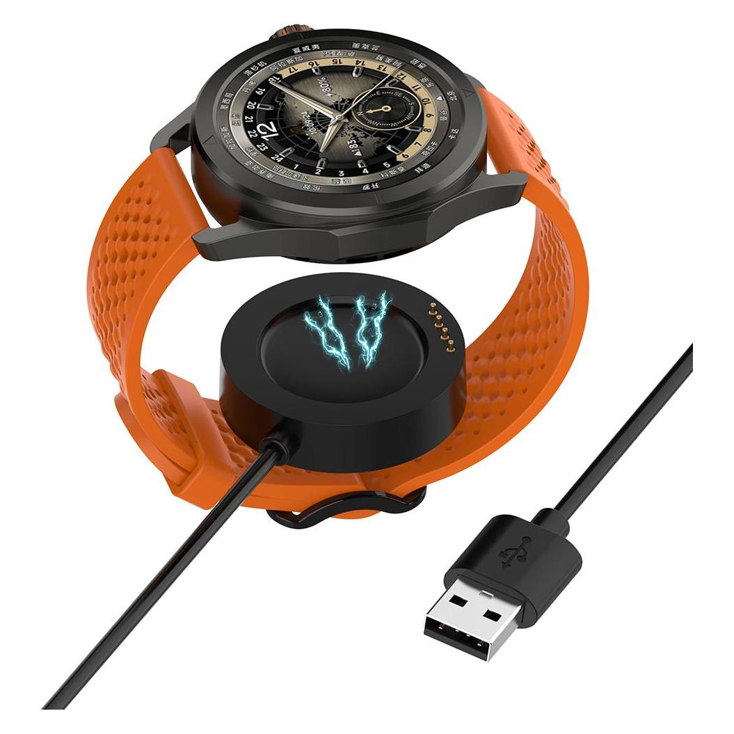 Techsuit - SmartWatch Wireless Charging Cable (TXC9) - for Xiaomi Watch S4 Sport, USB - Black (56364669)