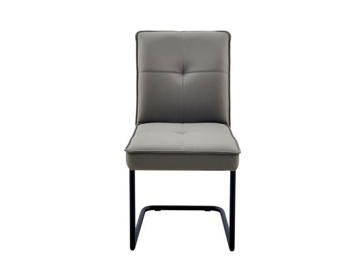 Schwingstuhl HENRI Echtleder Metall 94 x 48 x 64 cm...