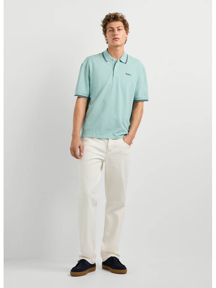 Pepe Jeans Poloshirt "Matthew" in Türkis - M