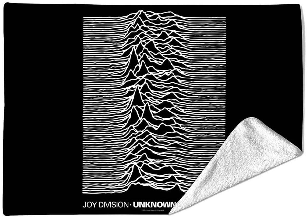 Rocksax Joy Division Unknown Pleasures Plaid Tweepersoons Zwart/Wit B: 152 cm, L: 203 cm