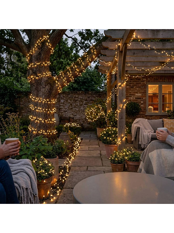 WellHome LED-Lichterkette in Warmweiß - (L)3000 cm - onesize