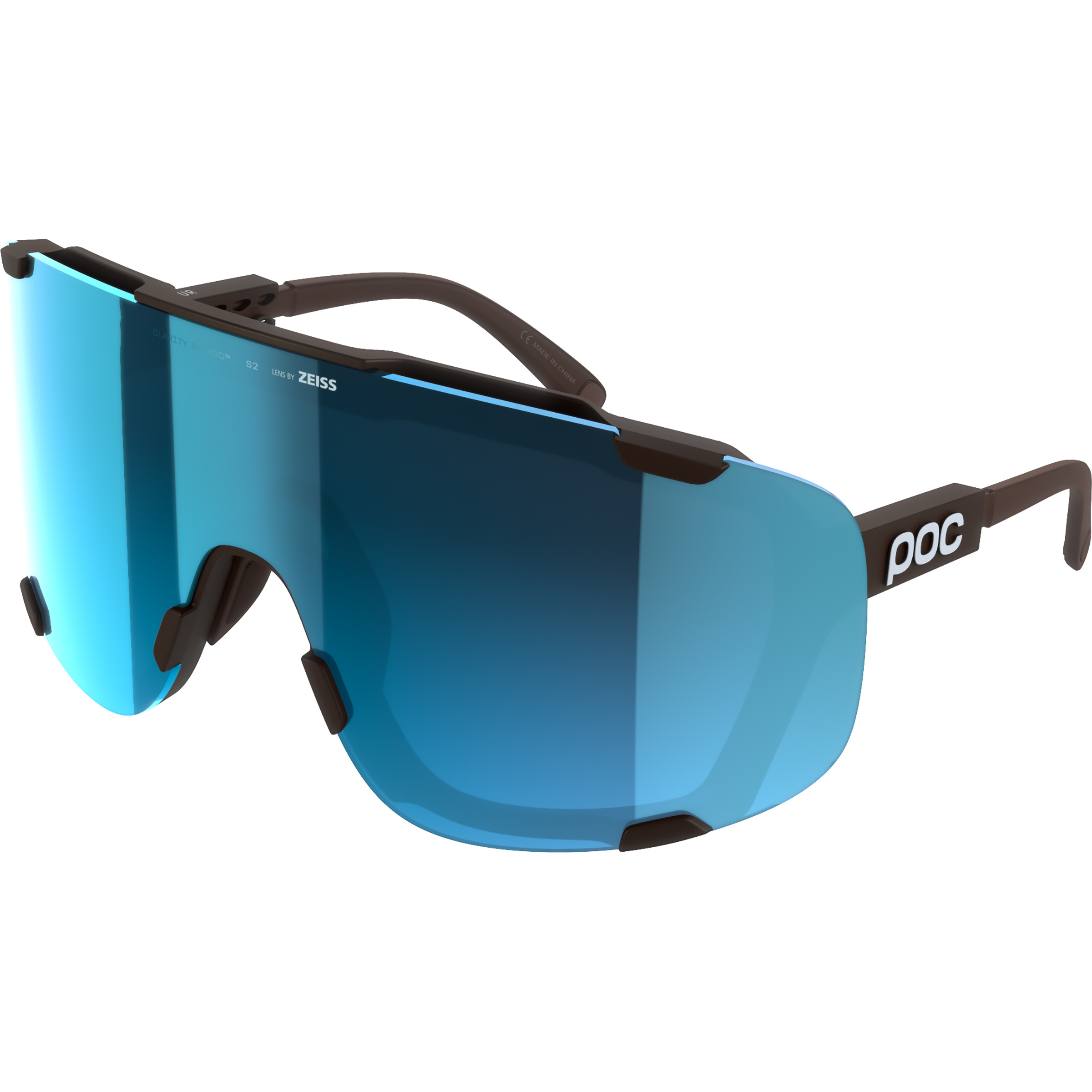 POC Devour + Sportbrille Sportbrillen & Sportsonnenbrillen braun Mountainbike