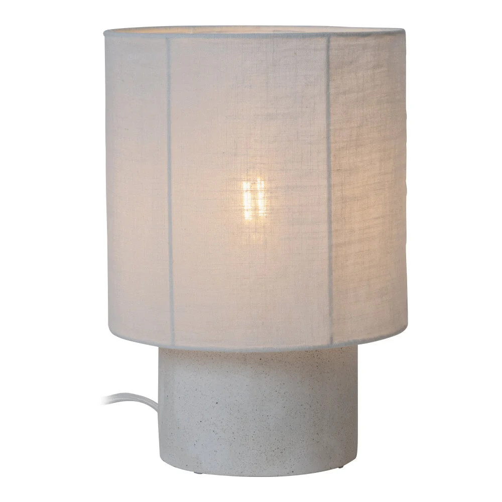 Lucide TISSAJA Tafellamp Wit met Cilinderkap