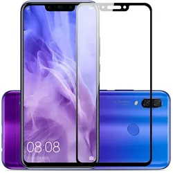 Screenguard Huawei P Smart+ Full Screen Panzerglas Schutzfolie 2.5D 9H (Huawei P Smart+), Smartphone Schutzfolie, Schwarz