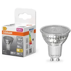 OSRAM LED STAR PAR16 LED Reflektor Lampe 6,1W wie 80W warmweißes Licht mit schmalem 36° Lichtkegel