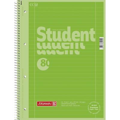 Brunnen Collegeblock Premium Student A4 liniert Lineatur 27 kiwi, von , Brunnen