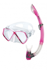 Mares Sharky - Maske-und Schnorchel-Set. Pink
