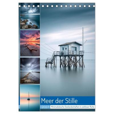 Meer der Stille (Tischkalender 2027 DIN A5 hoch), CALVENDO Monatskalender