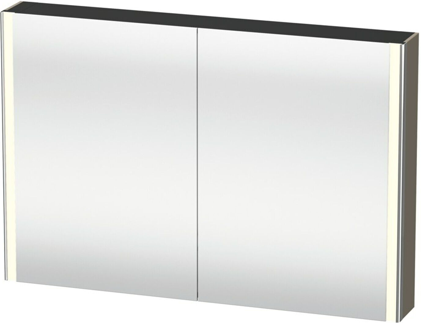 Duravit Uni-Spiegelschrank XSquare Steckd. F 120x80x15,5cm, f G m, 2 Tür, LED, wandhängend (XS7114090901000)