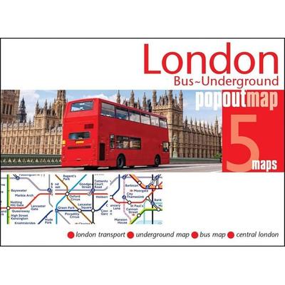 London Bus Underground Doubl, Karte von PopOut Maps, Popout Maps, 978-1-917131-14-8