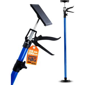 NTG Deckenstütze LS.4115, Länge 50-115cm, bis 30kg, schwenkbare Kontaktflächen, Pumpgriff