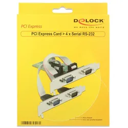 DELOCK 4x seriell, PCIe x1