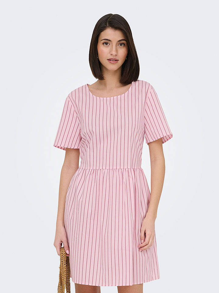 JDY Kleid "Mio" in Rosa - M
