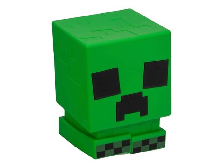 Paladone Lampe SquishyGlo sans fil et rechargeable en silicone sous licence officielle Minecraft Creeper pour enfants et adolescents\, décoration de chambre\, article de collection