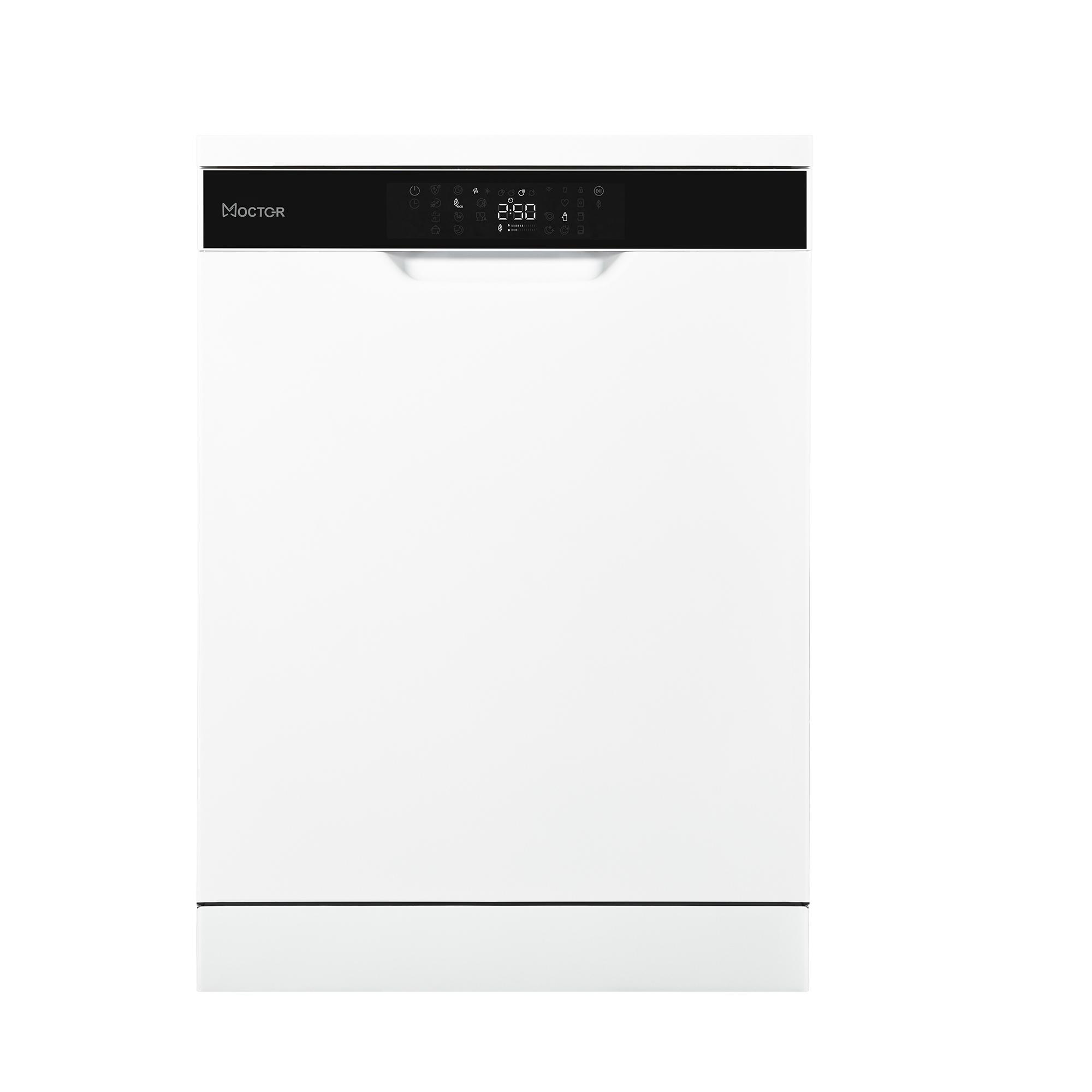MOCTOR DW70014AW Geschirrspüler 14 Maßgedecke WIFI Funktion Weiß