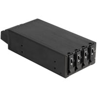 Slim Bay Wechselrahmen für 4 x M.2 NVMe SSD mit Slim SAS SFF-8654 Anschluss