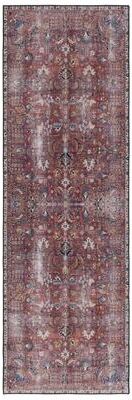 SAFAVIEH Tucson Machine Washable Slip Resistant Lukke Oriental Distressed Rug