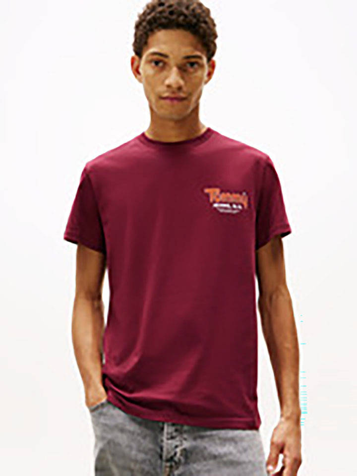 TOMMY JEANS Shirt in Rot - XL