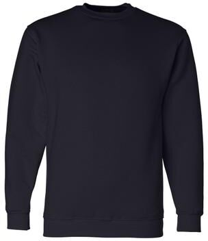 Bayside BA1102 USA-Made Crewneck Sweatshirt in Navy Blue size Small 1102