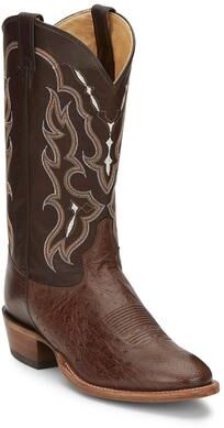 "Tony Lama Tiberius Kango 13"" Round Toe - Mens 10 Brown Boot D"
