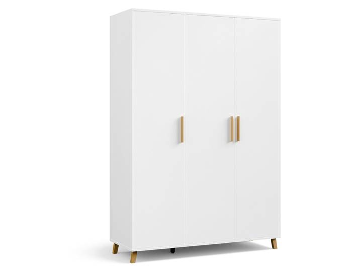 Rauch Drehtürenschrank »Shinjo« - 140x53x203cm - weiß -