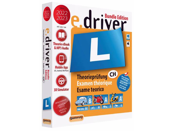 e-university e.driver 2022/2023 Bundle Edition Uebrige Anwender Software – Lernsoftware
