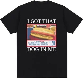 Multisell Products Hub Funny Kirkland Me Costco Graphic T Shirt Dog Meme Tee Shirt Men's Women's Vintage T shirt 1 m