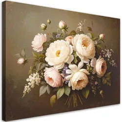 LEINWANDBILD Blumen 100x70cm