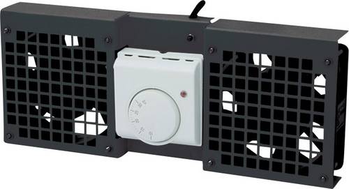 LogiLink FAW102B 19 Zoll 2 x Netzwerkschrank-Lüfter Schwarz