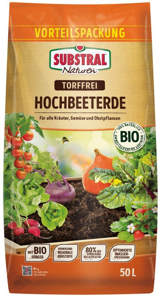 Substral Naturen Hochbeeterde 50 L torffrei
