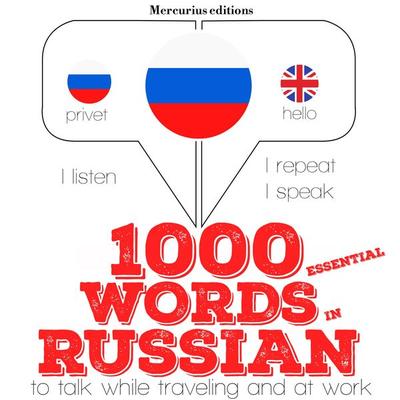 1000 essential words in Russian - JM Gardner, Audio, 9782821114623