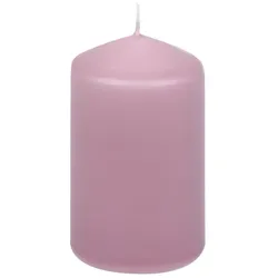 Stumpenkerze 8 cm Wachs Rosa