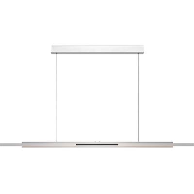 LED Pendelleuchte "WHIPPY", weiß (aluminiumfarben eloxiert), 6, 1 Stk., HELL HÖLLISCH GUTES LICHT, Leuchten, Tastdimmer, 3-Stufen CCT, Stufenlos höhenverstellbar, LED Pendelleuchte