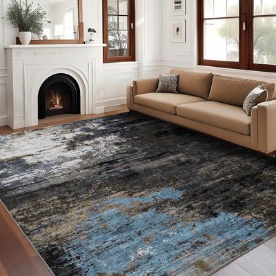 Garvee Flowing Clouds Modern Abstract Area Rug