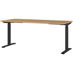 Tchibo - Höhenverstellbarer Schreibtisch »Lissabon« - 180x80x120cm - schwarz -