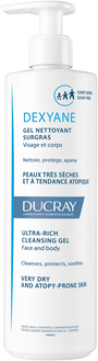 Ducray Gel de Limpeza Pele Seca e Atópica Dexyane 400 ml
