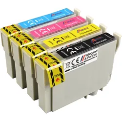 4 Ampertec Tinten ersetzt Epson C13T10H640 604XL Multipack KCMY