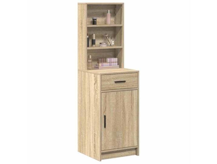 （SOLDES Janvier)Meuble chambre - Buffet Bas Salon - Buffet de rangement - Haut Armoire Chêne Sonoma 40 x 40 5 x 135 cm Bois d'ingéni
