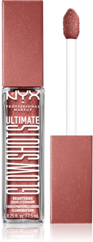 NYX Professional Makeup Ultimate Glow Shots liquid glitter eyeshadow shade 17 Po$H 7,5 ml