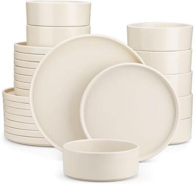 vancasso VENUS 24-Piece Matte Dinnerware Set, Service for 8