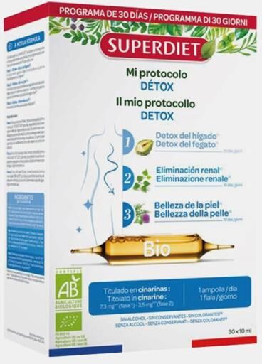 SUPER DIET SUPERDIET DETOX BIO 30 AMPOLAS