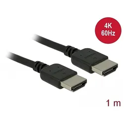 DELOCK Premium HDMI Kabel 4K 60 Hz 2 m