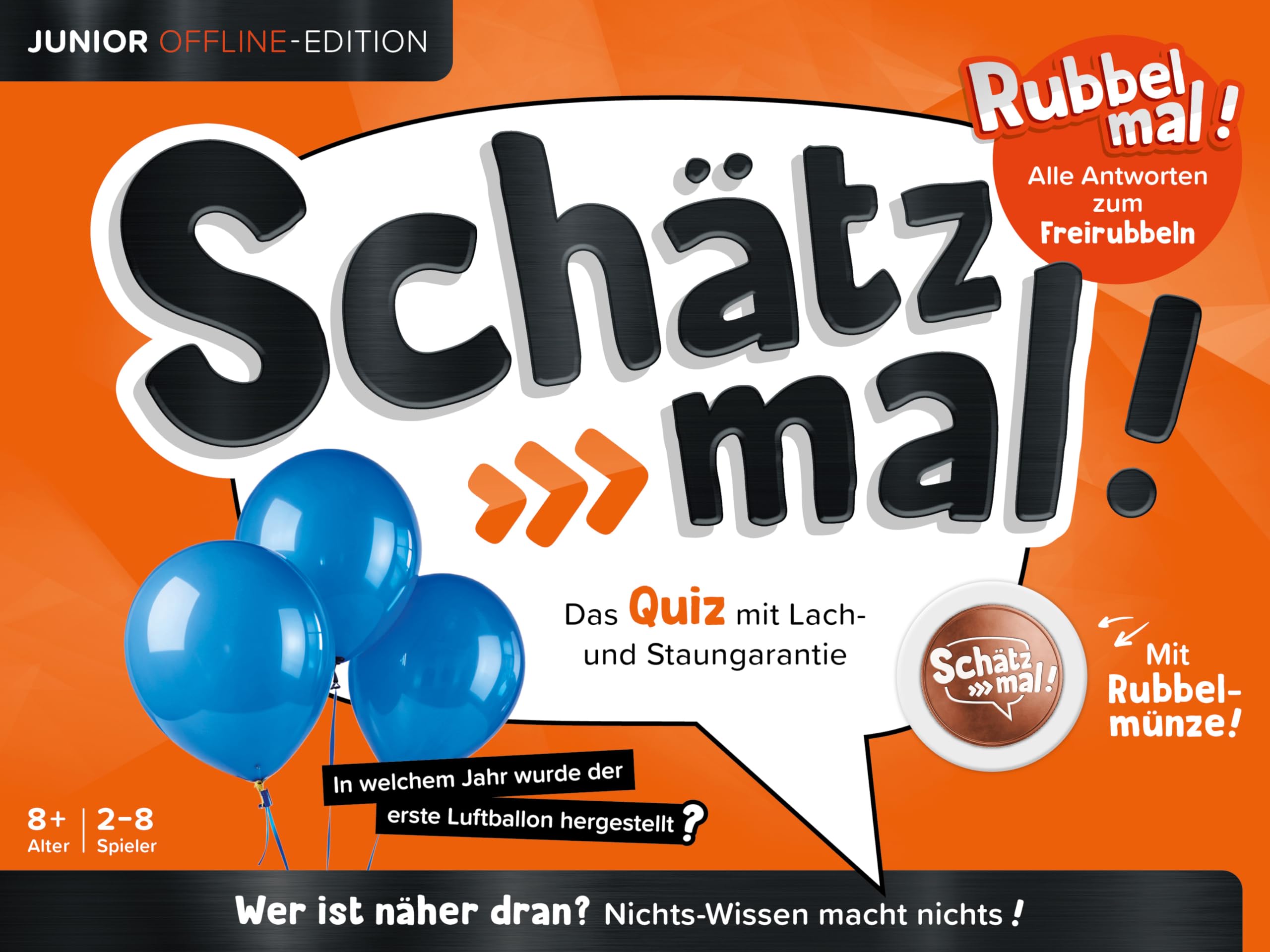 Schätz mal! Junior Offline-Edition: Rubbel die Antwort frei mit cooler Münze kein Internet nötig - Preis vom 19.10.2026 19:33:35 h