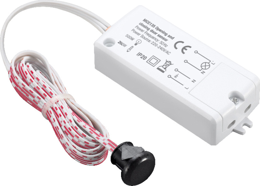 Maclean PIR-sensor voor deuren model MCE135 infrarooddetector met roze LED