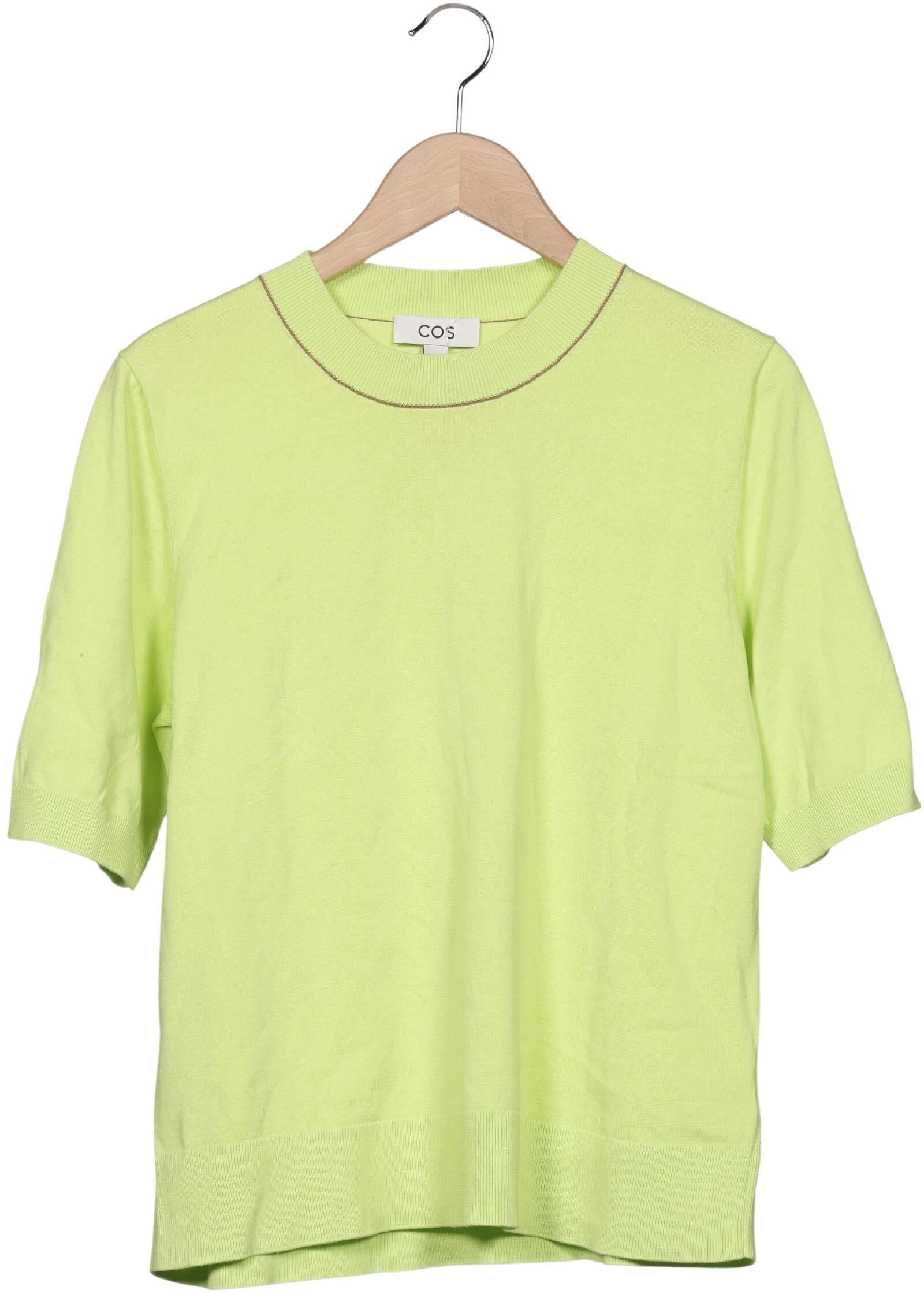 COS Damen Pullover, Neon, Gr. L, Baumwolle - Second Hand