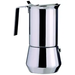 ILSA Turbo Express Espressokocher aus Edelstahl 18/10, 3 Tassen