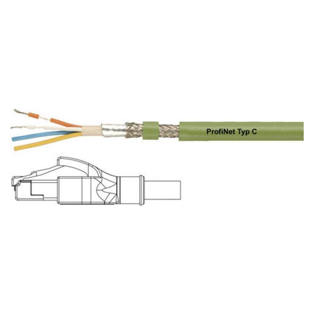 Helukabel 806410 RJ45 Netzwerkkabel, Patchkabel CAT 5e SF/UTP 1.00 m Grün PUR-Ma (SF/UTP, CAT5e, 1 m) (806410)