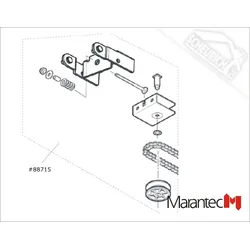 Marantec Umlenkung / Antriebsschiene, Antriebsschienen Comfort 211, 220.2, 250.2, 252.2
